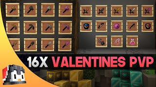 Valetines 16x PvP Texture Pack  FPS Boost Minecraft PEBedrock Edition [upl. by Atteirneh]