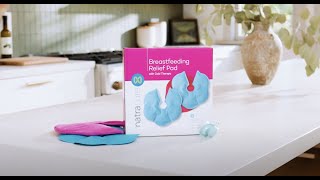 NEW NatraCure Breastfeeding Relief Pad with Cold Therapy [upl. by Ahsikel]