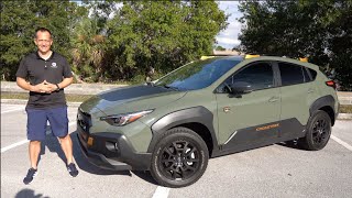 Is the 2024 Subaru Crosstrek Wilderness a better SUV than a Compass Trailhawk [upl. by Nerrawed313]