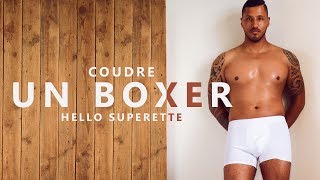 COUDRE UN BOXER POUR HOMME  TUTO COUTURE FACILE et SANS PATRON [upl. by Waddington743]