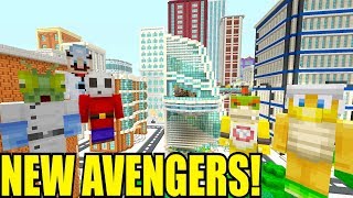 THE NEW AVENGERS  Nintendo Superheroes  Minecraft Switch 1 [upl. by Jea]