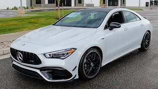 2023 AMG CLA 45 Coupe 382 hp Test Drive Review — Performance Review and Road Test  Sports Coupe [upl. by Colline]