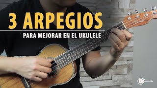 3 EJERCICIOS FÁCILES para tocar ARPEGIOS en UKULELE [upl. by Bruell897]