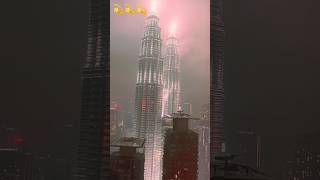 The Petronas Towers malaysia cloudsaesthetic fyp viral storm🌍inddeep2694 [upl. by Bellaude]