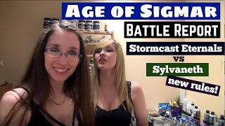 Age of Sigmar Battle Report 1000pts Stormcast Eternals vs Sylvaneth [upl. by Meeks]