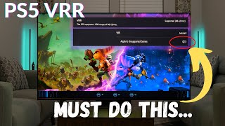 Sony PS5 VRR Games Support is here PlayStation 5 VRR settings on Samsung S95B [upl. by Ballard]