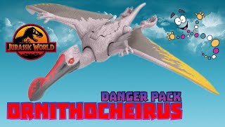 Jurassic World Dino Trackers Danger Pack Ornithocheirus  2023 Mattel [upl. by Myrna]