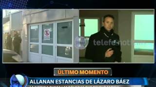 Allanan estancias de Lázaro Báez  Telefe Noticias [upl. by Driscoll]