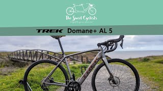 Trek Domane AL 5 EBike Review  feat HyDrive Hub Motor  Shimano 105  55 Mile Range  Disc Brakes [upl. by Henden]