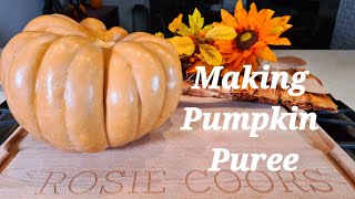 How To Make Pumpkin Puree [upl. by Blinni]