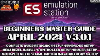 EmulationStation DE ☆ Ultimate Allinone Setup Guide 2024 emulationstation emulator frontend [upl. by Auqinaj]