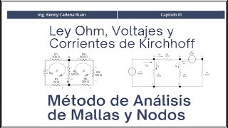 Circuitos Electricos Ley de Ohm Corrientes y Voltajes de Kirchhoff ohm electricidad voltaje [upl. by Chrissie788]