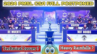 😱 2024 PMSL CSA FALL NEW UPDATES   Week 2 Day 2 Has Been Postponed  🥺 [upl. by Pritchett]