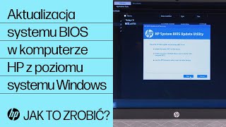 Aktualizacja systemu BIOS w komputerze HP z poziomu systemu Windows  Komputery HP  HP Support [upl. by Nayar]