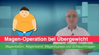 MagenOperationen bei Übergewicht  Magenband Schlauchmagen und Magenbypass und Magenballon [upl. by Arrad]