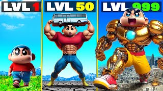 Level 1 SHINCHAN to Level 1000000000 SHINCHAN in GTA 5 [upl. by Enyluqcaj751]