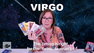 VIRGO love tarot ♍️ The timing is right for the twins to reunite [upl. by Haila682]