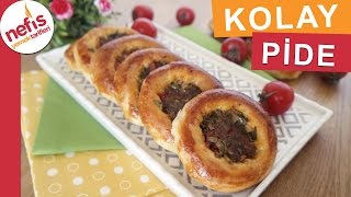 Kolay Pide Tarifi  Evde Pratik Pide Nasıl Yapılır  Nefis Yemek Tarifleri [upl. by Aek]