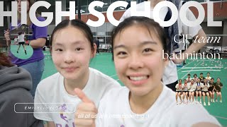 high school badminton CIF team 2024 vlog [upl. by Clovis7]