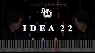 Gibran Alcocer  Idea 22 Piano Tutorial [upl. by Oiratno]