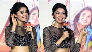 Actress Krithi Shetty Cute Telugu Speech  Manamey Movie Trailer Launch  Manastars [upl. by Anirbac]