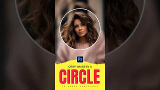 How to crop an image in a circle in Adobe Photoshop  Photoshop Tutorial  GRAPHICO  shorts [upl. by Kala862]