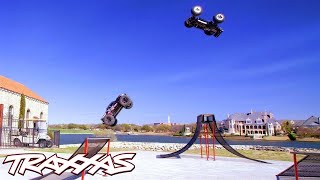 RC Stunt Paradise  Traxxas in 4K [upl. by Ahsinar]