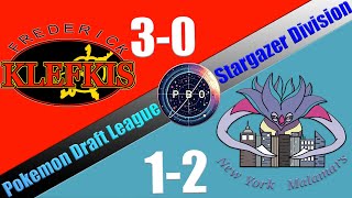 Pokémon Draft League  New York Malamars VS Frederick Klefkis  S6 W4 Stargazer Div [upl. by Nilreb]