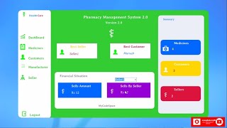 Pharmacy Management System CNet and SQL Server [upl. by Beshore]