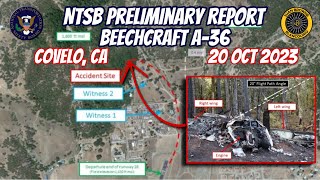 Covelo A36 NTSB Preliminary Report [upl. by Iroak]