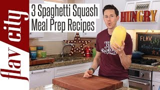 3 Easy Spaghetti Squash Recipes For The Low Carb Keto Diet [upl. by Regnig]