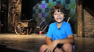 A Day With 11YearOld Les Misérables Star Gaten Matarazzo [upl. by Etteyniv2]