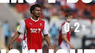 Beaten by Blues  Rotherham United 0 v 2 Birmingham City  Highlights 📺 [upl. by Ainoval]