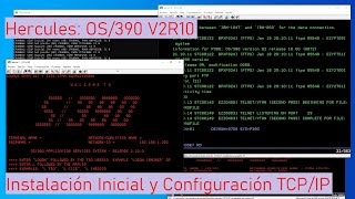 Hercules Instalación OS390 V2R10 y configuración TCPIP [upl. by Kariv]