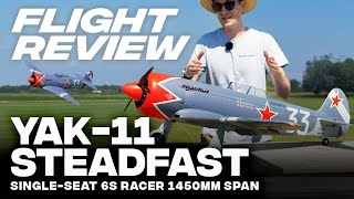 Flight Review  HKing Steadfast Yak11 Single Seat 1450mm PNF [upl. by Lanny]