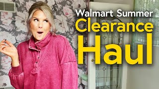 WALMART CLEARANCE HAUL end of summer clearance deals [upl. by Atteras]