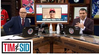 Jamie Oleksiak Tom Wilson Both At Fault For Fight Says Cassie CampbellPascal  Tim and Sid [upl. by Leoni]