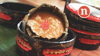 Glutinous Rice Cake  Kuih Bakul  Nin Gou  Nian Gao  年糕  Kue Keranjang  Ti Kwe Nyonya Cooking [upl. by Esojnauj]