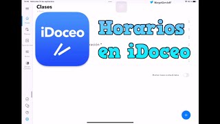 iDoceo  introducir el horario [upl. by Latea]