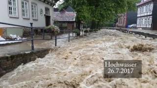 Hochwasser in Goslar [upl. by Nivrae]