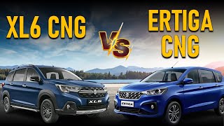 XL6 CNG Vs Ertiga CNG Comparison  ertiga cng vs xl6 cng  xl6 cng vs ertiga cng  Antique Auto Car [upl. by Ostraw414]