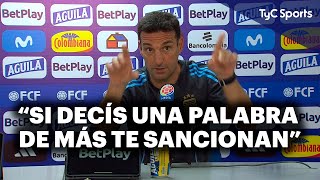 quotÉL Y LOS CINCO DEL VAR VIERON EL PENAL EL RESTO NOquot 🔥 SCALONI CONFERENCIA COMPLETA POST COLOMBIA [upl. by Ruberta]