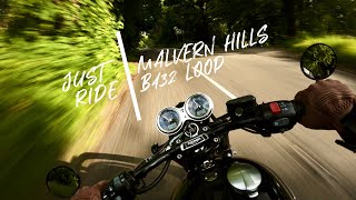 Malvern Hills B432 Loop RIDE POV \\ Triumph T120 Black 1200 4K [upl. by Ogaitnas111]