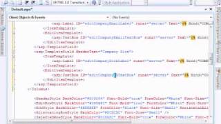 Lesson 4 Part 4 Gridview AJAX Validators ASPNET C [upl. by Giesser]