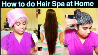 How to do Hair Spa at Home  Hindi   Salon Style Hair Spa at Home for Dry amp Damaged Hair [upl. by Vasta]