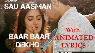 Sau Aasmaan  Baar Baar Dekho  Sidharth Malhotra amp Katrina Kaif ArmaanAmaal amp Neeti [upl. by Annabell]