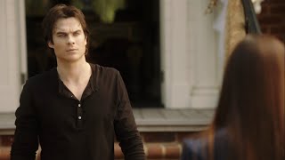 TVD 4x7  Elena sees Damon he doesnt know that she broke up with Stefan yet Deleted scene [upl. by Annoeik934]