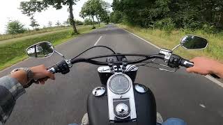 Harley Davidson Fat Boy  full Sound  RAW [upl. by Anawot315]