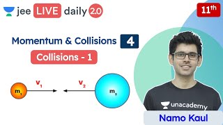 JEE Momentum amp Collisions L4  Collisions  Class 11  Unacademy JEE  JEE Physics  Namo Kaul [upl. by Akela]