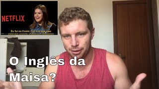 Analisando o INGLÊS da MAISA Stranger Things Entrevista [upl. by Ahsennod]